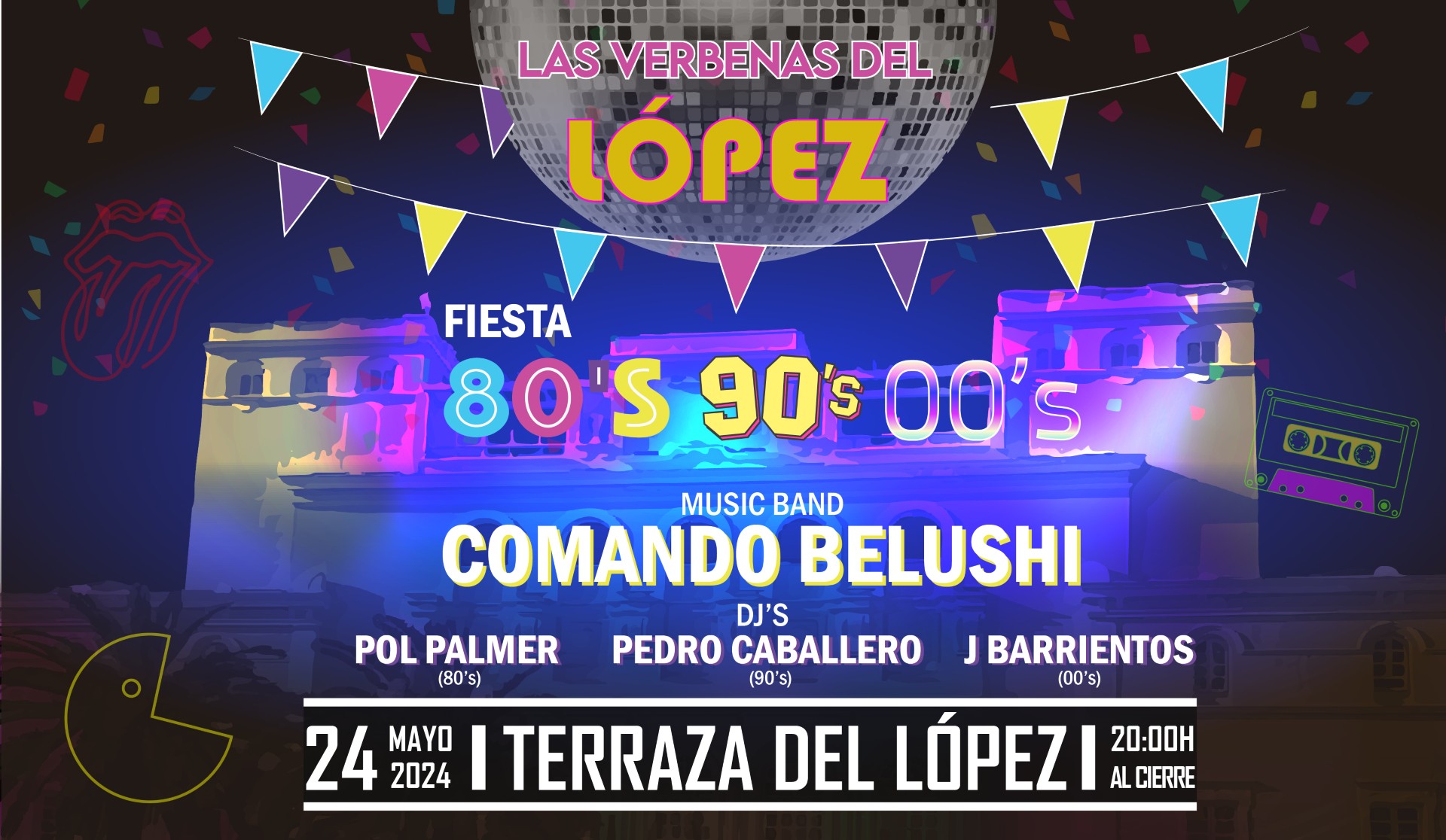"LAS VERBENAS DEL LÓPEZ" - COMANDO BELUSHI + DJ's
