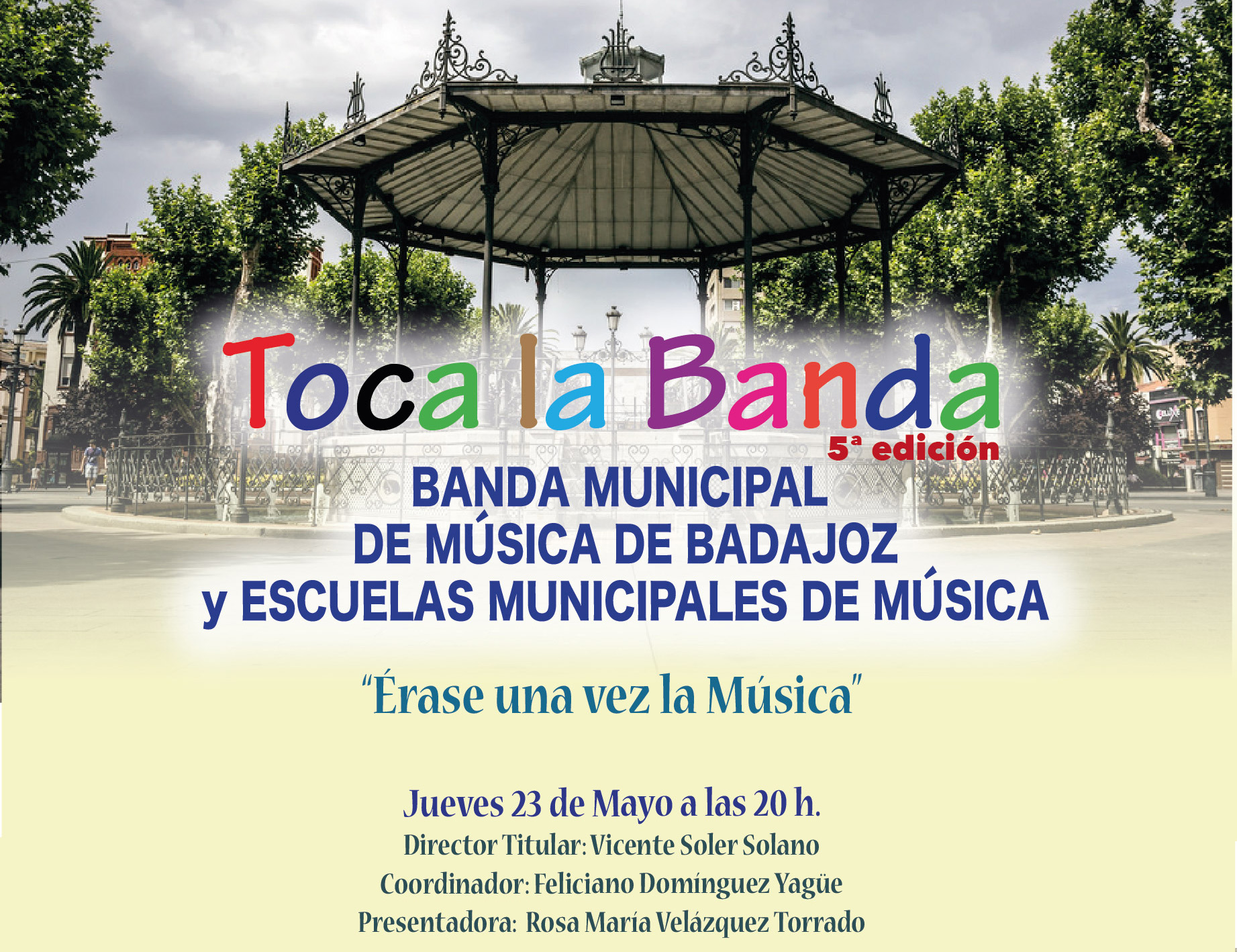 CONCIERTO DE LA BANDA MUNICIPAL DE MÚSICA Y LAS EE. MM. DE MÚSICA CONCIERTO DE LA BANDA MUNICIPAL DE MÚSICA Y LAS EE. MM. DE MÚSICA