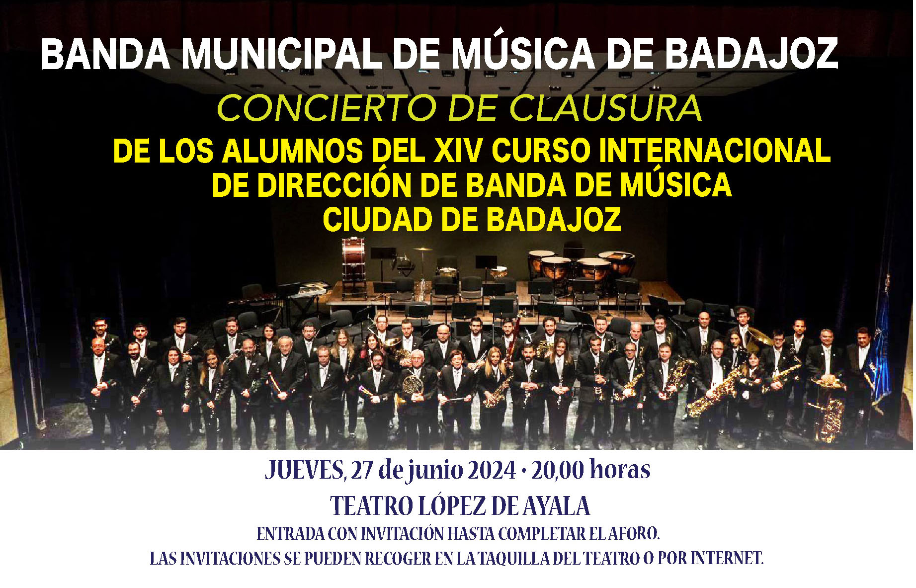 BANDA MUNICIPAL DE MÚSICA - Concierto de Clausura XIV Curso de Dirección