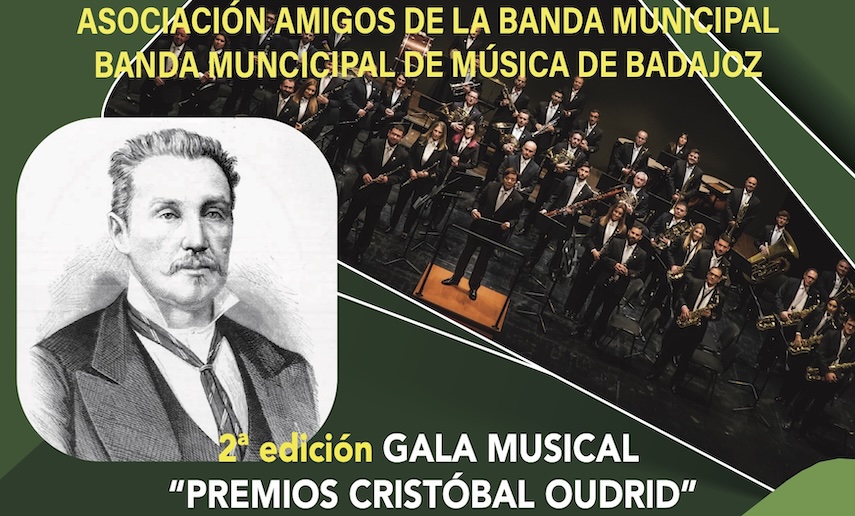 BANDA MUNICIPAL DE MÚSICA DE BADAJOZ - 2ª edición Gala Musical ‘Premios Cristóbal Oudrid’
