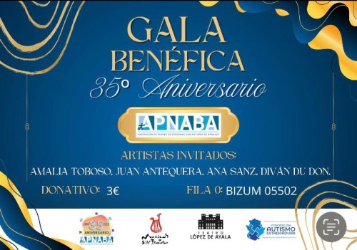 "GALA BENÉFICA 35º ANIVERSARIO APNABA"